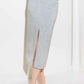 LOVELY BY NATURE KNIT MIDI SKIRT