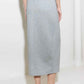 LOVELY BY NATURE KNIT MIDI SKIRT