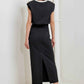 URBAN LUXE COMMAND KNIT MIDI SKIRT