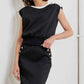 URBAN LUXE COMMAND KNIT MIDI SKIRT