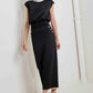 URBAN LUXE COMMAND KNIT MIDI SKIRT
