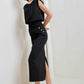 URBAN LUXE COMMAND KNIT MIDI SKIRT