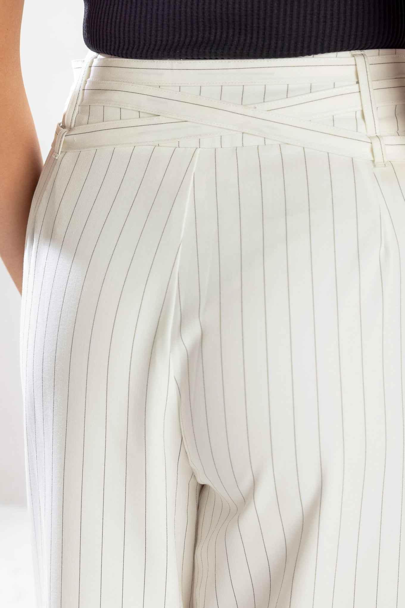 DINNER DATE WOVEN PANTS - GiFTiFY