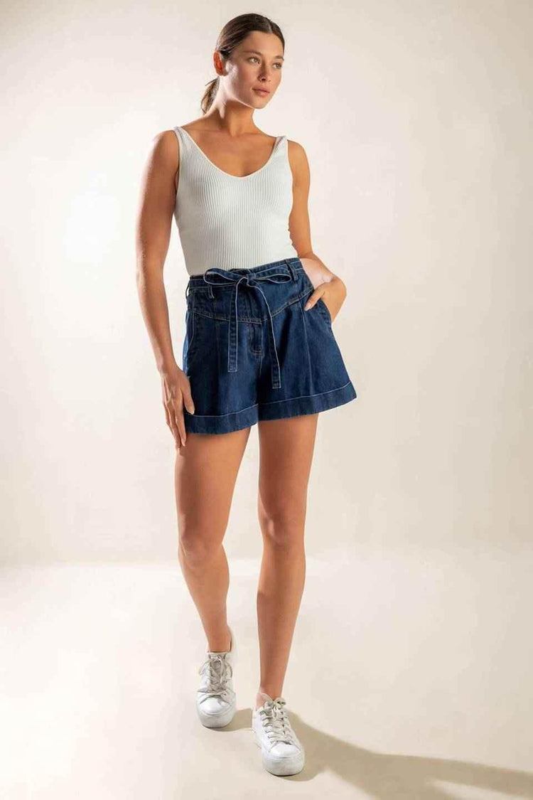 WALK IN THE PARK DENIM SHORTS - GiFTiFY