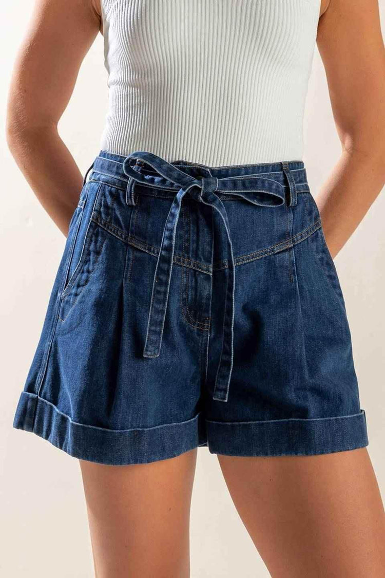 WALK IN THE PARK DENIM SHORTS - GiFTiFY