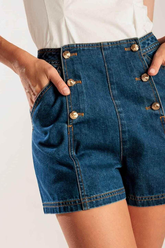 DRIVE-IN MOVIE DENIM SHORT - GiFTiFY