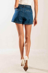 DRIVE-IN MOVIE DENIM SHORT - GiFTiFY