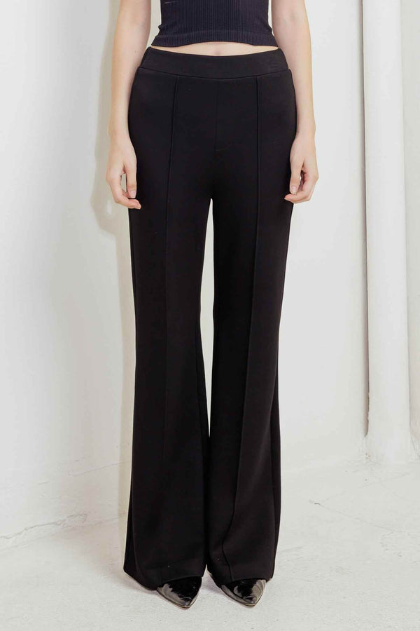 MODERN FLOW BLACK WOVEN PANTS - GiFTiFY