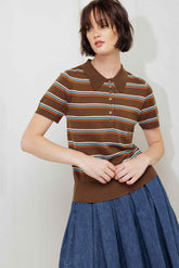 PRETTY IN PARADISE POLO TOP - GiFTiFY