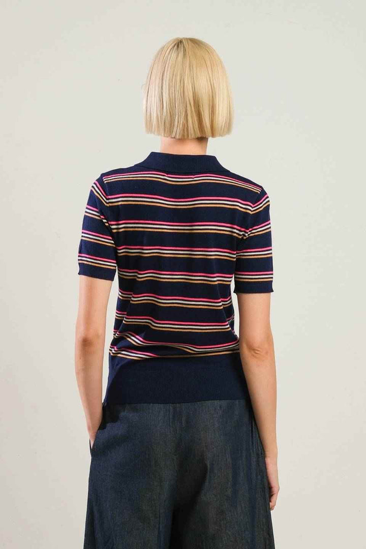 PRETTY IN PARADISE POLO TOP - GiFTiFY