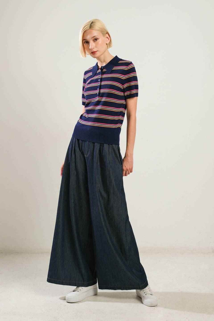 PRETTY IN PARADISE POLO TOP - GiFTiFY