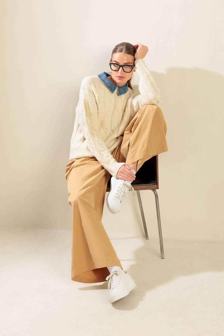 TOTALLY SMITTEN PULLOVER SWEATER TOP - GiFTiFY