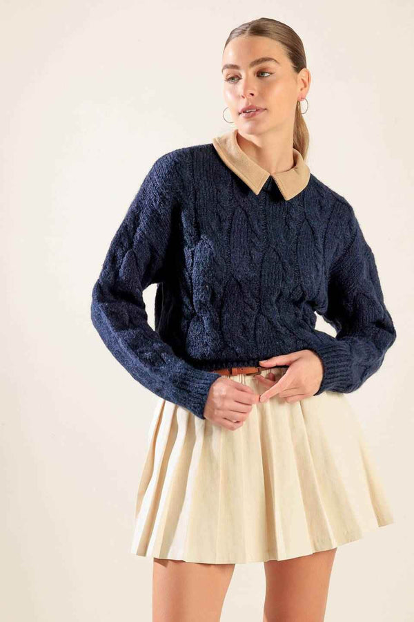 TOTALLY SMITTEN PULLOVER SWEATER TOP - GiFTiFY