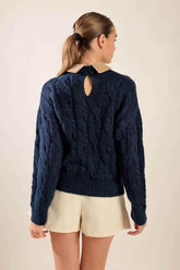 TOTALLY SMITTEN PULLOVER SWEATER TOP - GiFTiFY