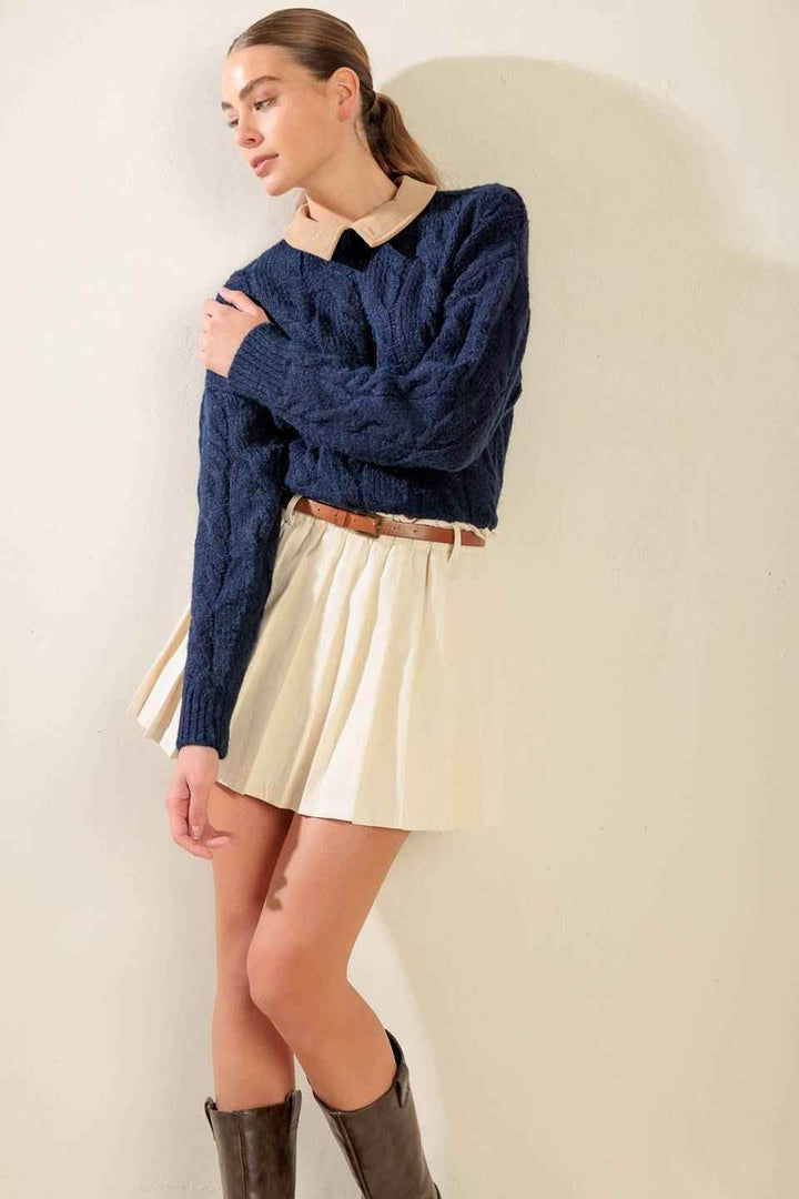 TOTALLY SMITTEN PULLOVER SWEATER TOP - GiFTiFY