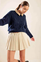TOTALLY SMITTEN PULLOVER SWEATER TOP - GiFTiFY