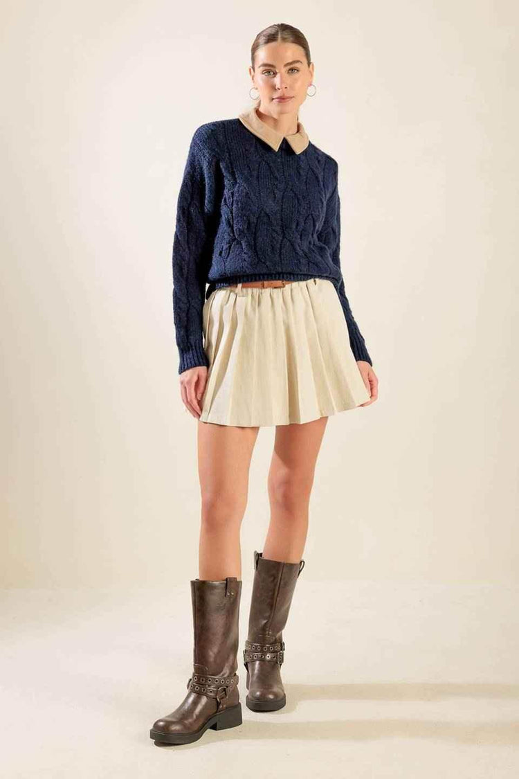 TOTALLY SMITTEN PULLOVER SWEATER TOP - GiFTiFY