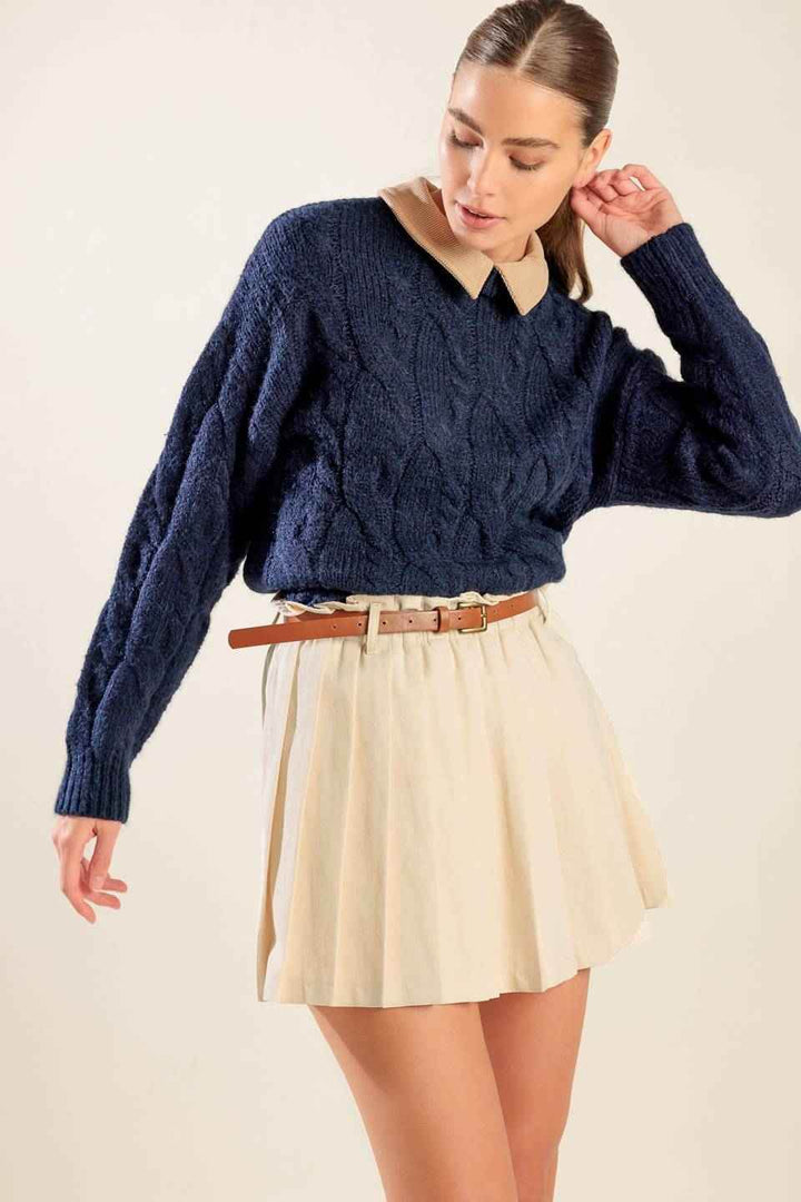 TOTALLY SMITTEN PULLOVER SWEATER TOP - GiFTiFY
