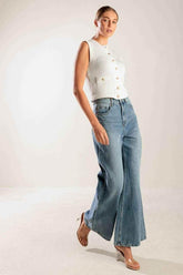 NOTHING LIKE IT WHITE KNIT VEST - GiFTiFY