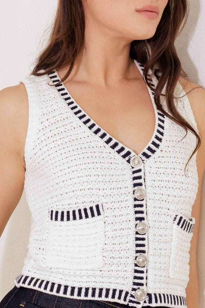 SO IN LOVE SWEATER KNIT VEST - GiFTiFY