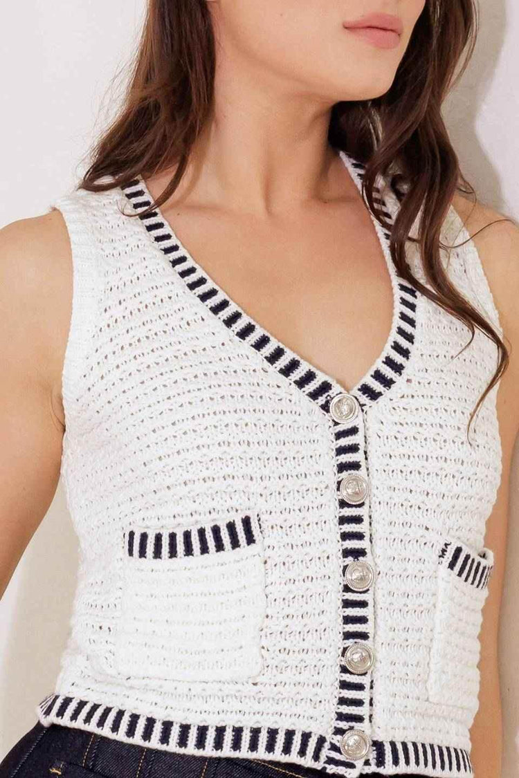 SO IN LOVE SWEATER KNIT VEST - GiFTiFY