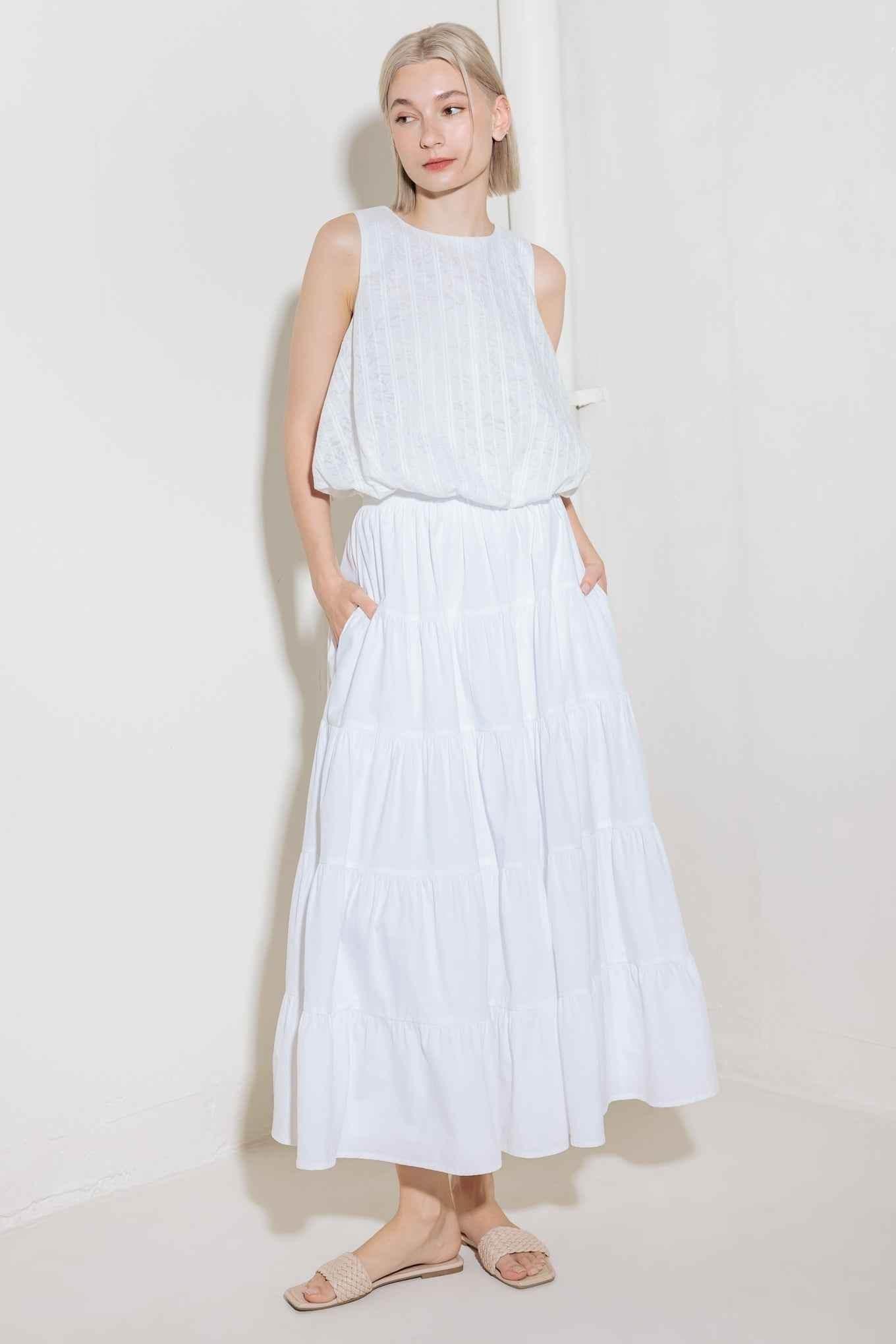 TIMELESS WITH EDGE WOVEN LACE TOP - GiFTiFY