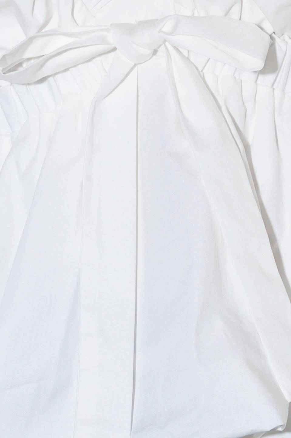 SLOW DOWN IN WHITE WOVEN TOP - GiFTiFY