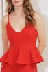 MELTED MARSHMALLOW RED WOVEN CAMI TOP - GiFTiFY
