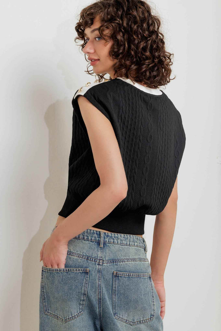 STREET ROMANTIC EDGE KNIT TOP - GiFTiFY