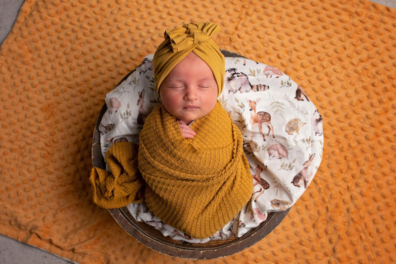 Forest Friends Minky Blanket by Growing Sprouts