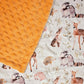 Forest Friends Minky Blanket