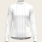The Horse Fair Monochrome Long Pleated Long Sleeve Sleeve Show Shirt