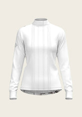 The Horse Fair Monochrome Long Pleated Long Sleeve Sleeve Show Shirt - GiFTiFY