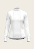 The Horse Fair Monochrome Long Pleated Long Sleeve Sleeve Show Shirt - GiFTiFY