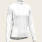 The Horse Fair Monochrome Long Pleated Long Sleeve Sleeve Show Shirt