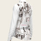 The Horse Fair Monochrome Long Pleated Long Sleeve Sleeve Show Shirt