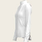 The Horse Fair Monochrome Long Pleated Long Sleeve Sleeve Show Shirt