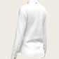 White Long Pleated Long Sleeve Sleeve Show Shirt Espoir Equestrian