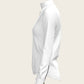 White Long Pleated Long Sleeve Sleeve Show Shirt Espoir Equestrian