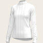 White Long Pleated Long Sleeve Sleeve Show Shirt Espoir Equestrian