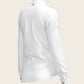 White Long Pleated Long Sleeve Sleeve Show Shirt Espoir Equestrian