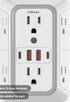 US Multi Socket Wall Socket with 6 AC Outlets - GiFTiFY