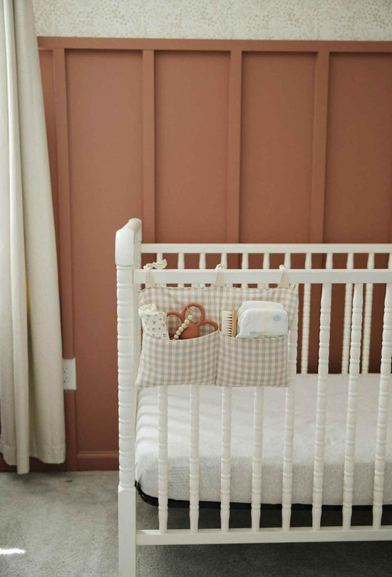 Haven Baby Crib Diaper Caddy Storage Organizer Nursery Room - GiFTiFY