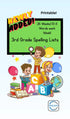 3rd Grade Spelling Lists - Printable! - GiFTiFY