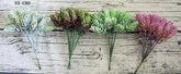 YO CHO Artificial Fake Plant Twigs Succulents Leaves 30 Heads Pineapple Grass Green Plastic Plant DIY Home Garden Wedding Decor