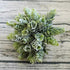 YO CHO Artificial Fake Plant Twigs Succulents Leaves 30 Heads Pineapple Grass Green Plastic Plant DIY Home Garden Wedding Decor