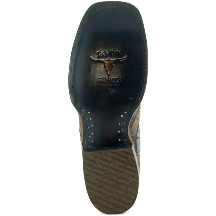 Soto Boots Men's Pirarucu Print Cowboy Boots H4015 - GiFTiFY