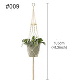 Hanging Plant Handmade Macrame Plant Hanger Flower Pot Planter Hanger Wall Decor Courtyard Garden Hanging Planter Hanging Basket - GiFTiFY
