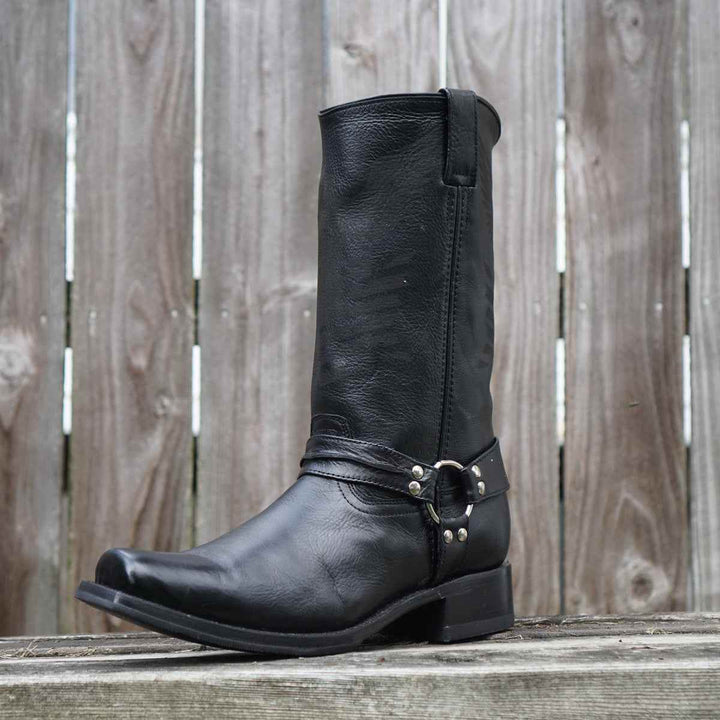 Eagle Rider Men's Leather Biker Boots (H50021) - GiFTiFY