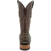 Soto Boots Mens Tan Python Print Boots H50032 - GiFTiFY
